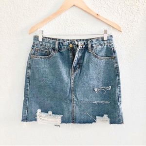denim skirt